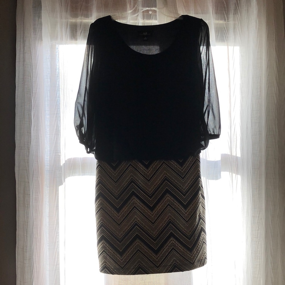 Black and white dress